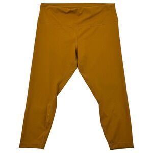Lululemon Wunder Train High Rise Tight 24" Gold Spice Yellow Size‎ 18